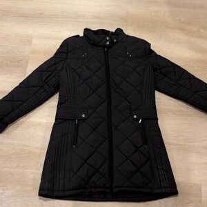 Weatherproof Black Quilted Puffer Jacket